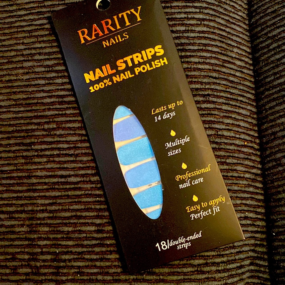 Rarity Nail Wraps. Burple sometimes Blue. Sometimes Purple